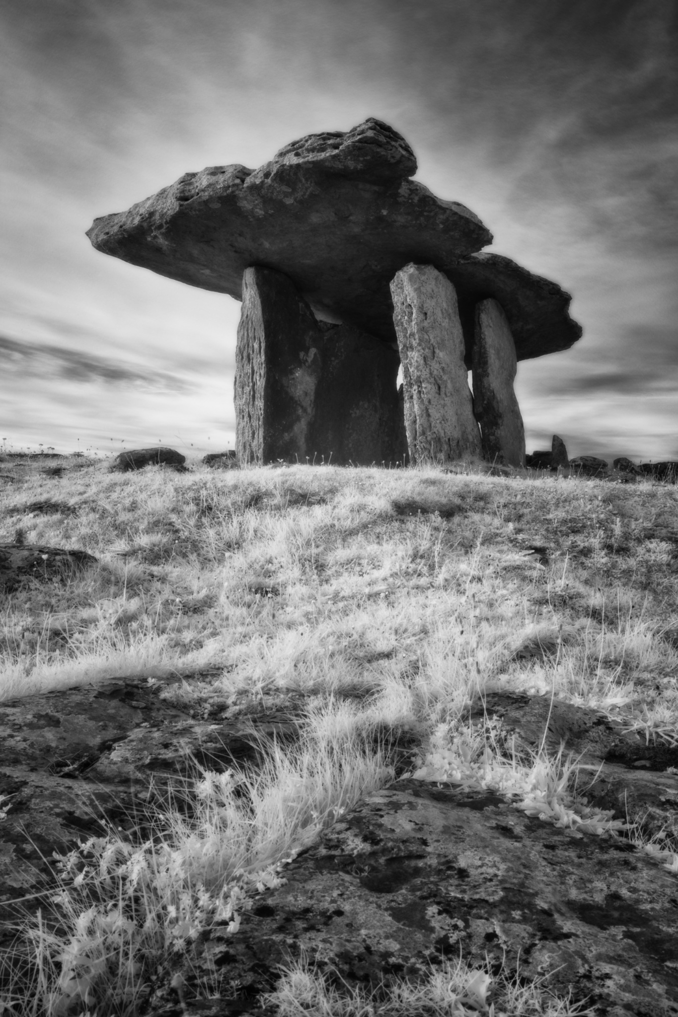 Poulnabrone Dolmen, County Clare, Ireland.
